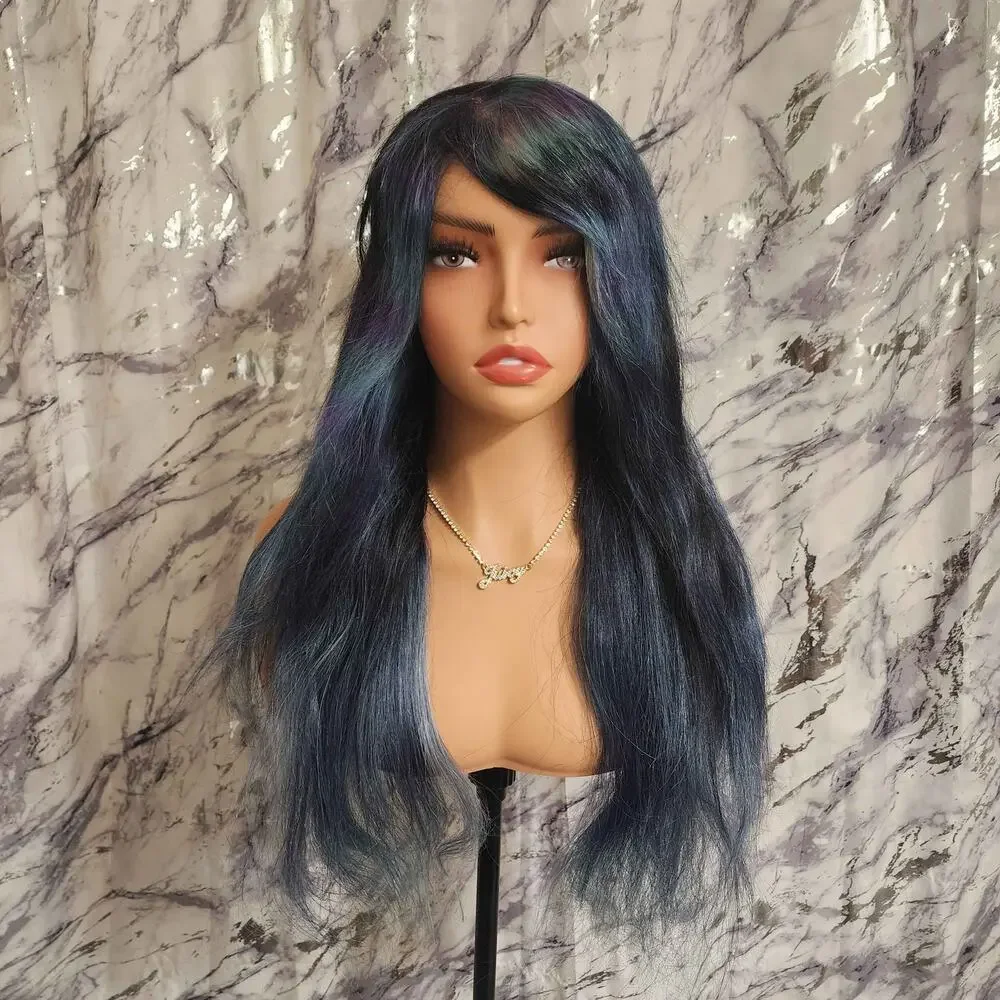 Crystal Mermaid Human Hair Scene Queen Wig